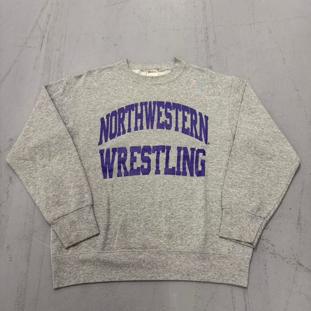 Vintage Northwestern Wildcats Hanes Men's Graphic Sweatshirt Size Medium